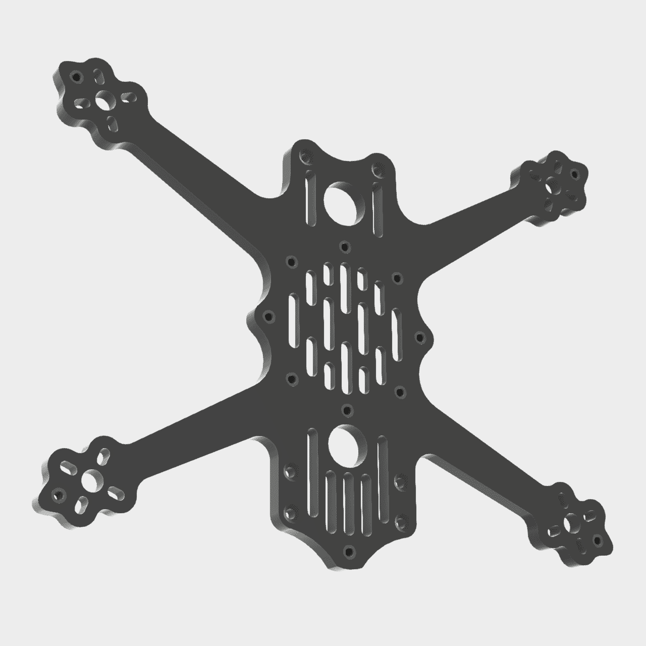 DOMINANT30 Bottom plate 3nch 3mm/4mm V3.1