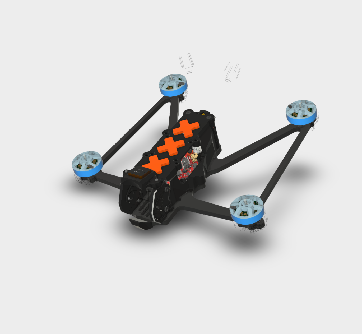 Build Kit Long range TATIVA40 1404  2750kv 4inch 4s